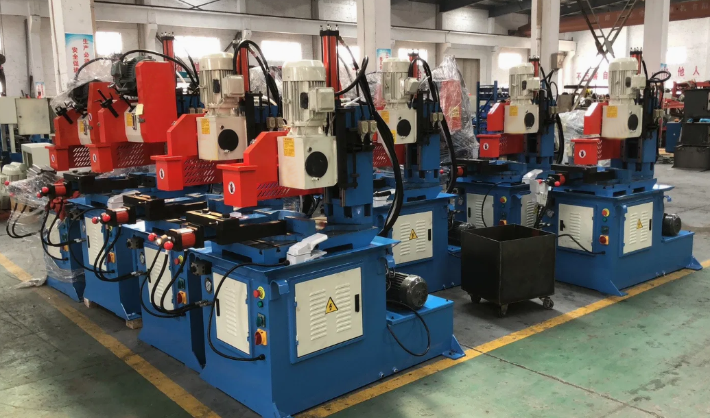 425 semi-automatic Pipe cutting machine for 130mm pipe cutting 