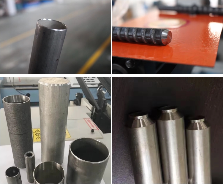 Pipe end chamfering machine 