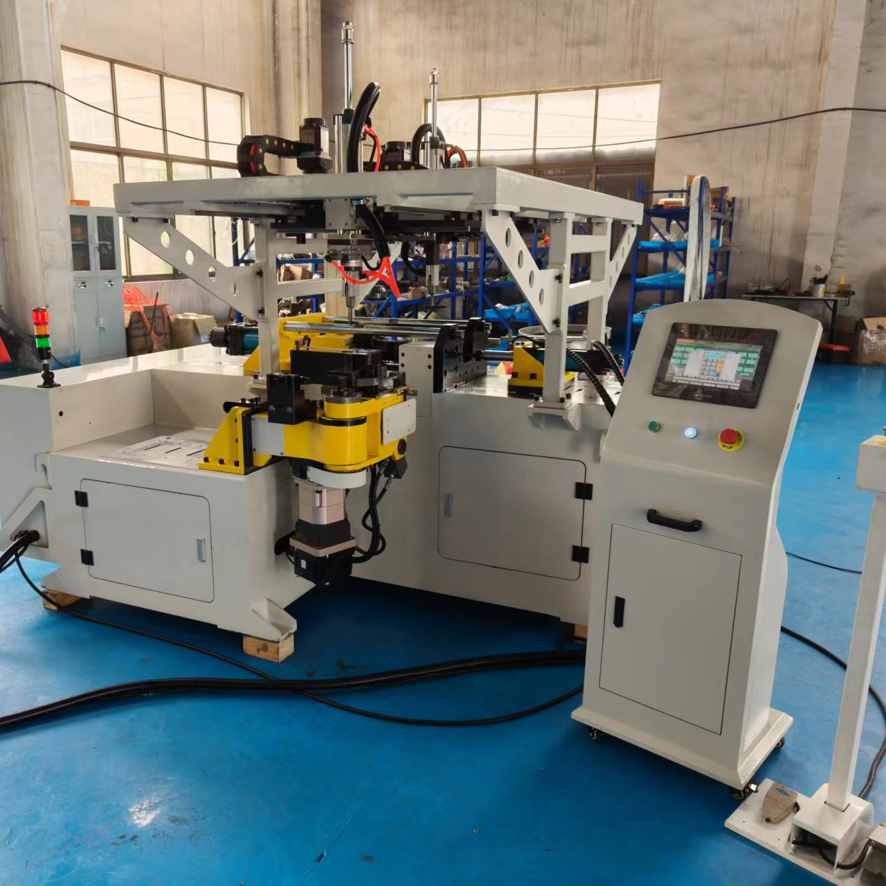 customerization automatic pipe end forming and pipe bending machine line 31