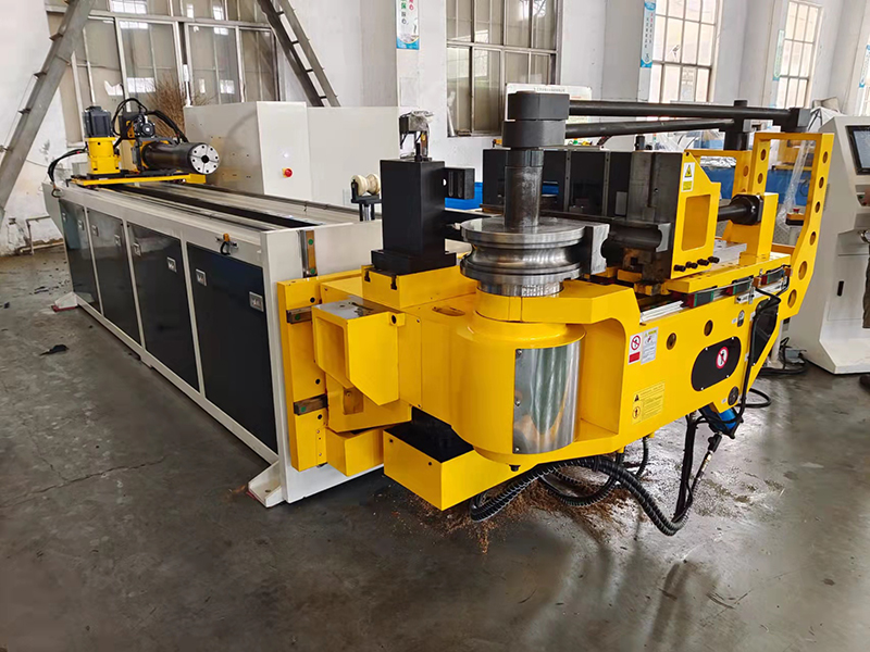 JQ90CNC-4A-2S pipe bending machine real picture