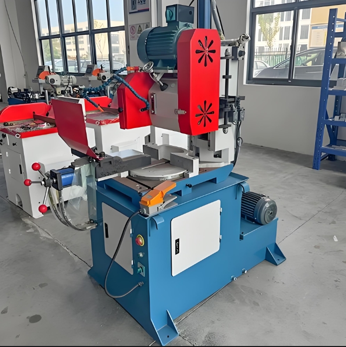 425 semi-automatic Pipe cutting machine for 130mm pipe cutting 