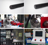 Radio frequency heating hydraulic copper tube end capping machine