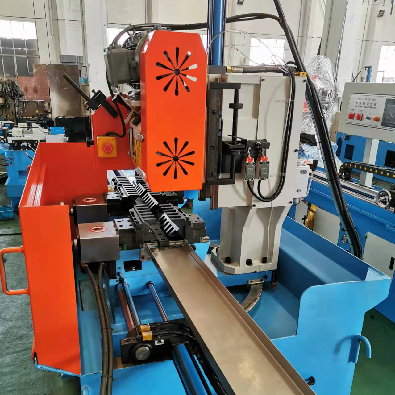 425 stainless steel round square tube CNC saw blade pipe cutting machine