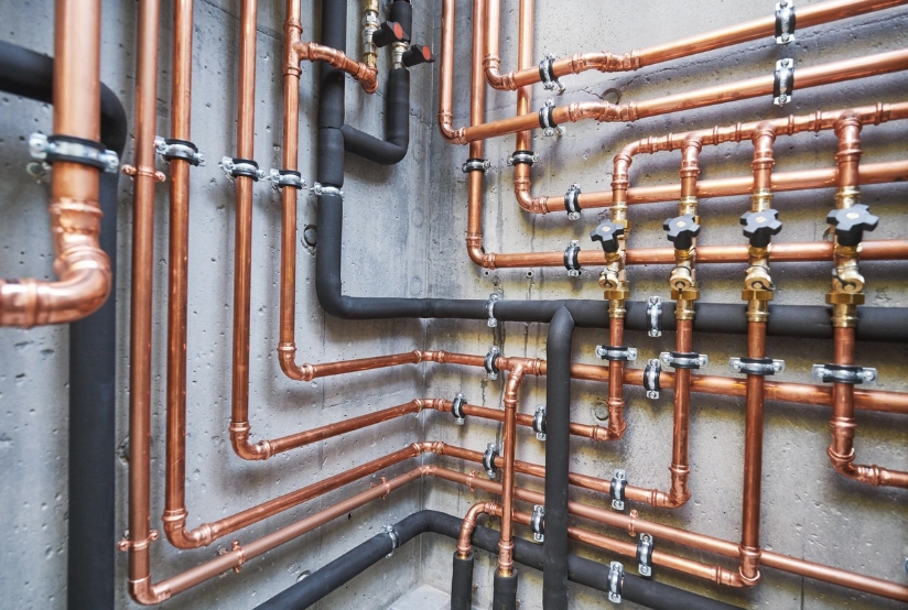 HAVC copper pipe bender samples